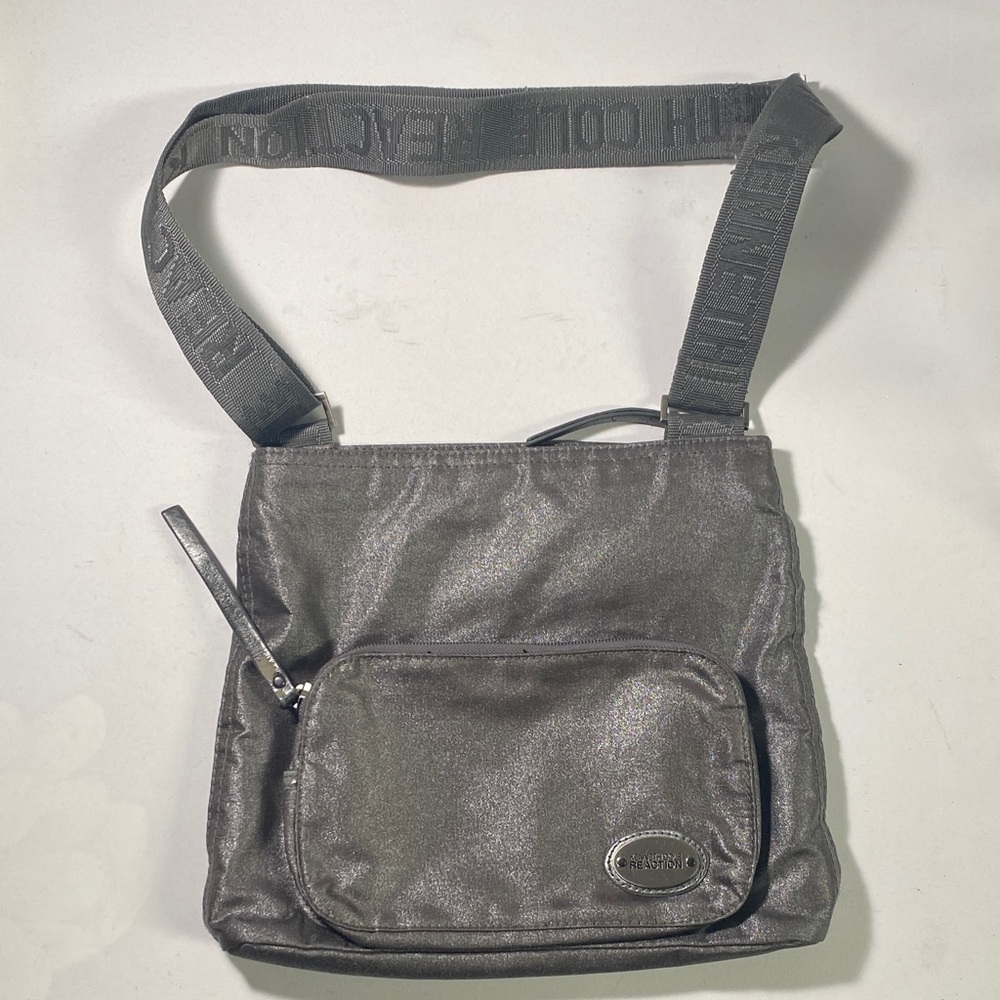 Kenneth Cole Reaction Shimmery Black Crossbody Backpack